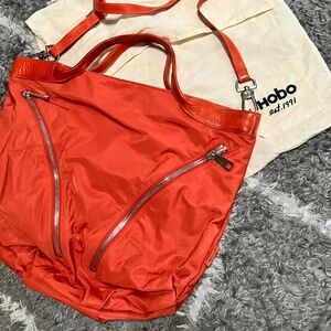 Orange HOBO Int. Oversized purse